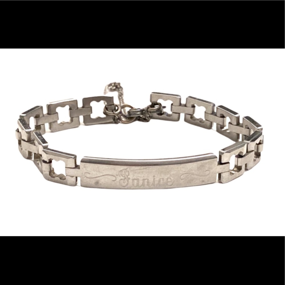 JANICE ID Bracelet SPEIDEL Vintage Silver